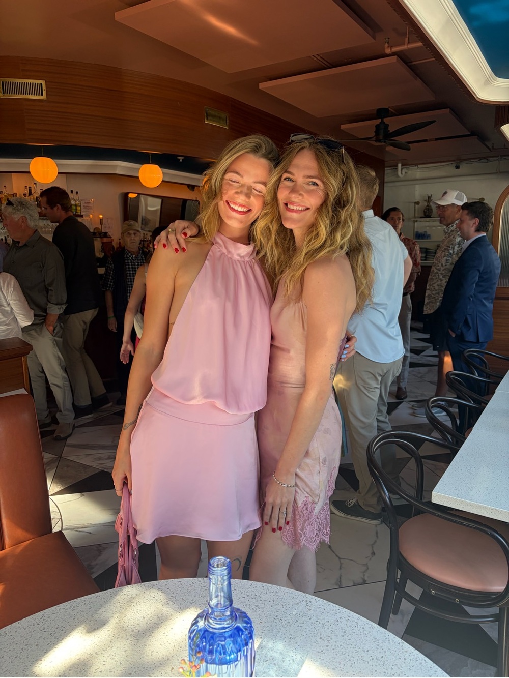 Pink Silk Dress